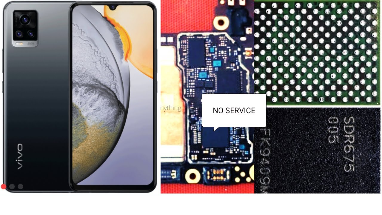 Vivo V20 Network Problem and no service #change SDR675005 QUALCOME IC#V20 NO SERVICE#