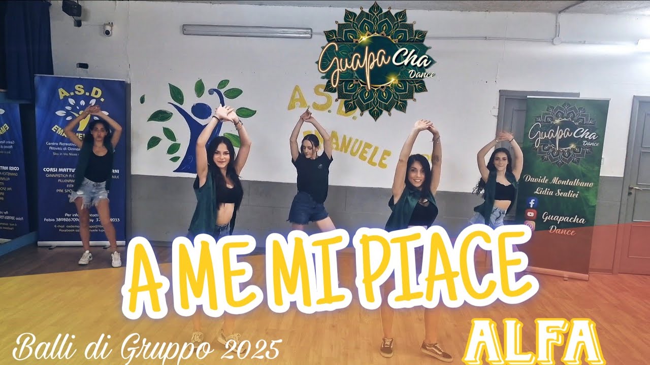 A ME MI PIACE||Alfa||Coreografia GuapaChaDace||BallodiSpalle||Hit2025