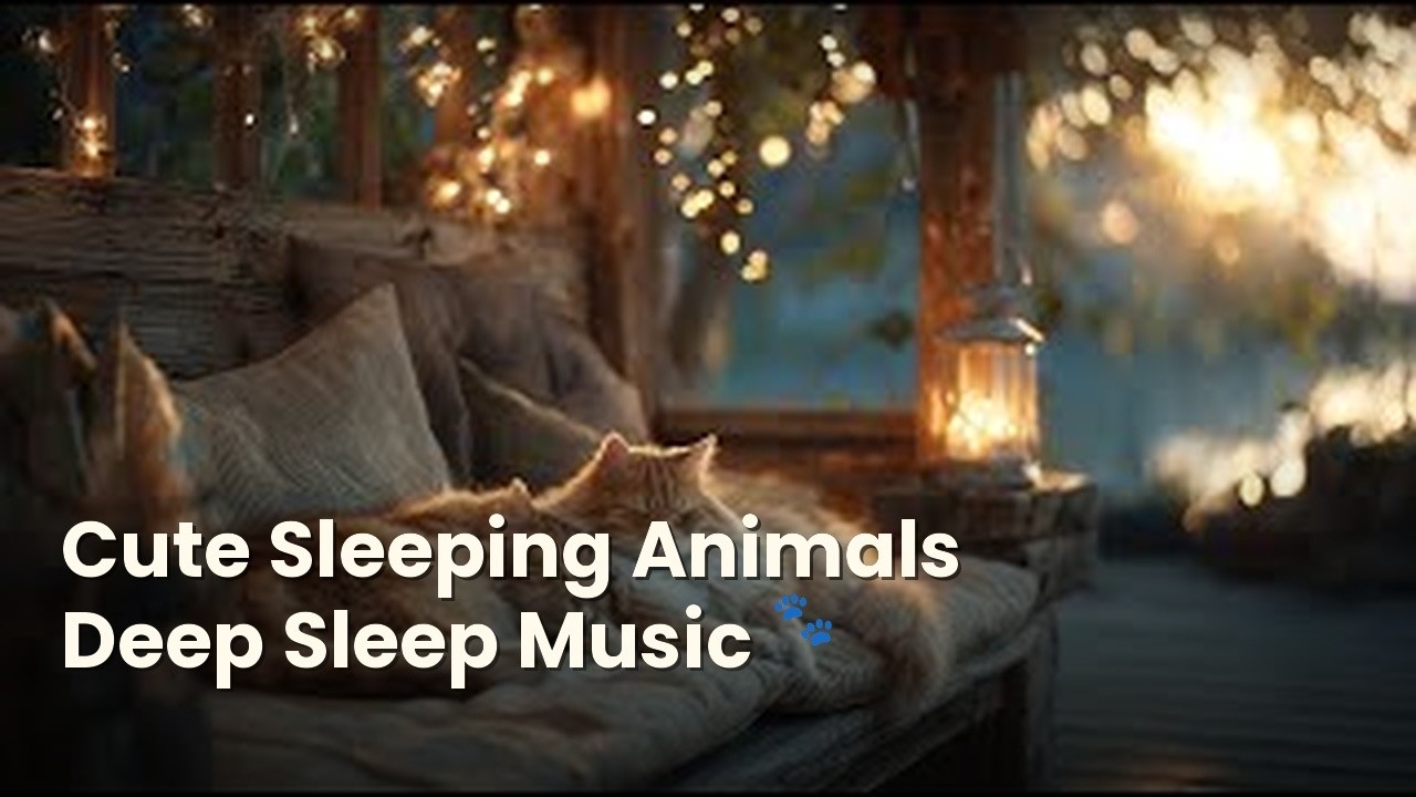 Cozy Cats & Relaxing Lofi Music 4K (5Hour)🐾 Warm Ambience for Sleep, Study, and Stress Relief