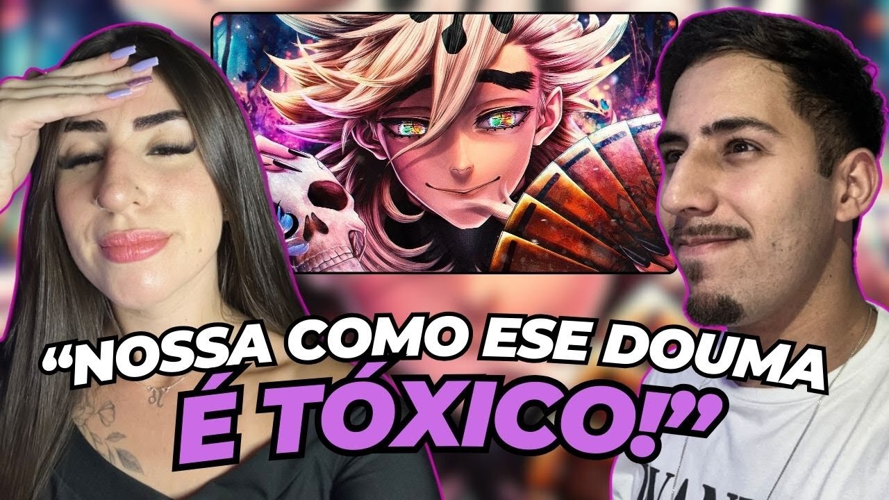 (BAIXOU O DOUMA NO ANI!) | ♪ Douma (Kimetsu no Yaiba) | Frias Emoções | AniRap | ONE REACT