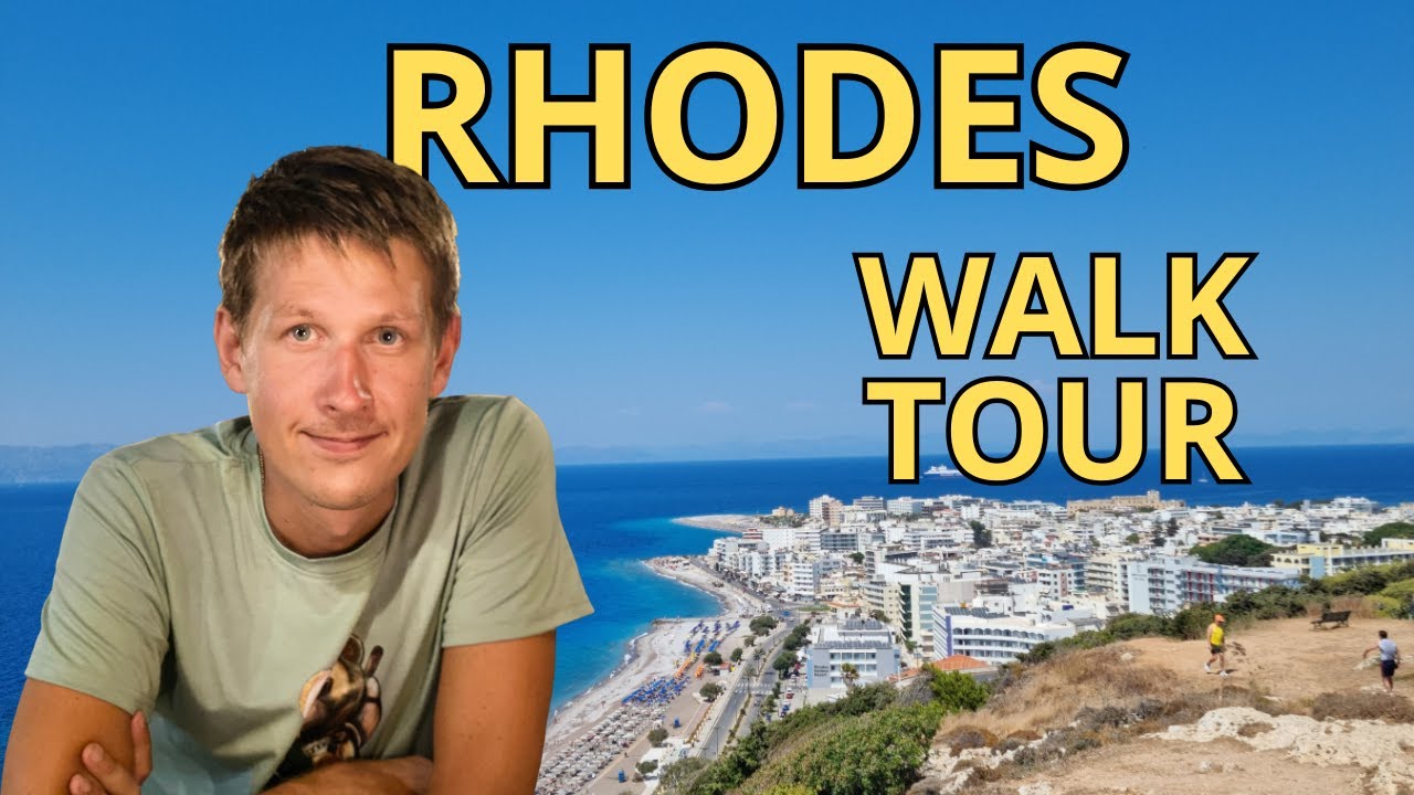 Rhodes 🇬🇷 — Psaropoula Kanari Beach Walking Tour