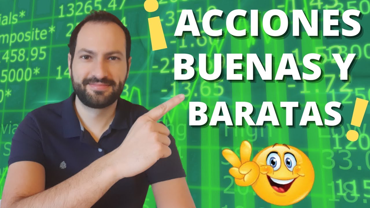 📈 3 ACCIONES buenas y BARATAS para invertir en bolsa AHORA