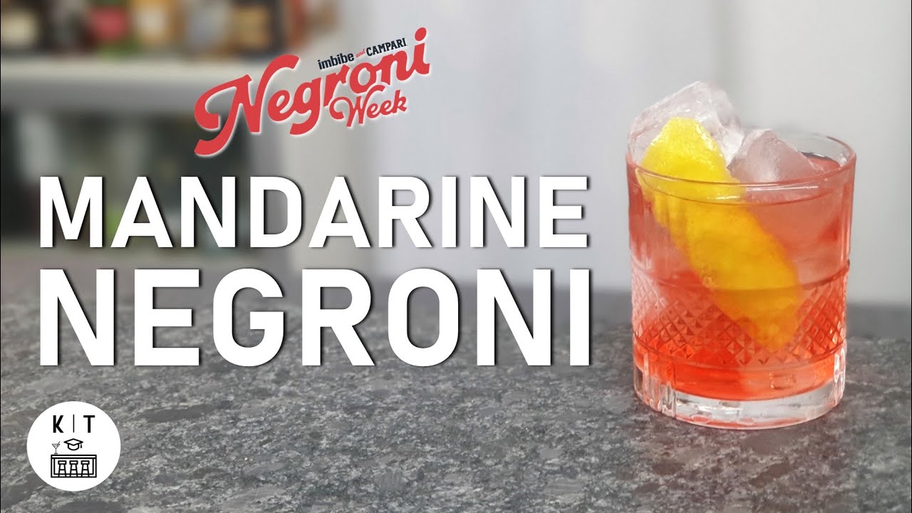 Mandarine Negroni - ein frischer Twist zur Negroni Woche 2023