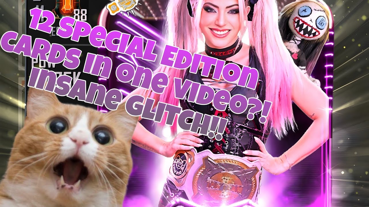 Безумный глюк! 12 SE карт в одном видео! Новый флип Алексы Блисс! LE Риа #wwesupercard #wwe WWE S...