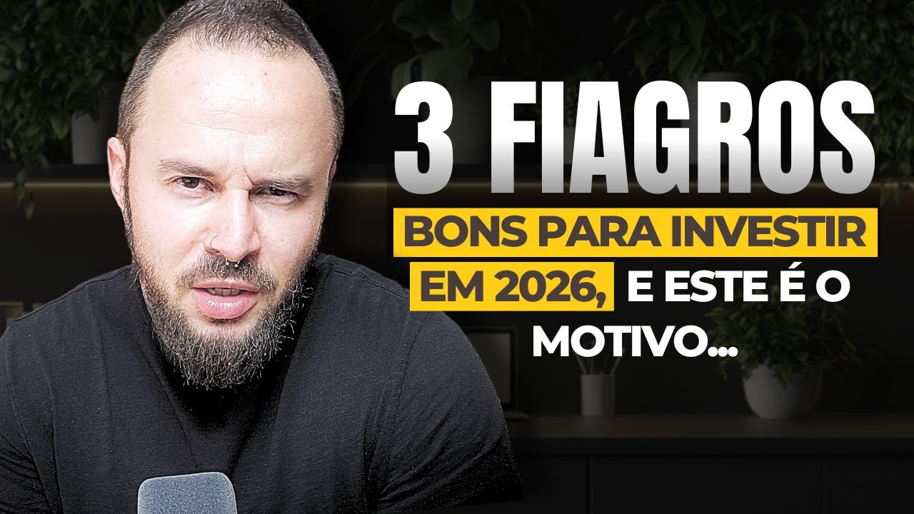 Escolhi 3 Fiagros Diversificados para 2026 SEM CRISE