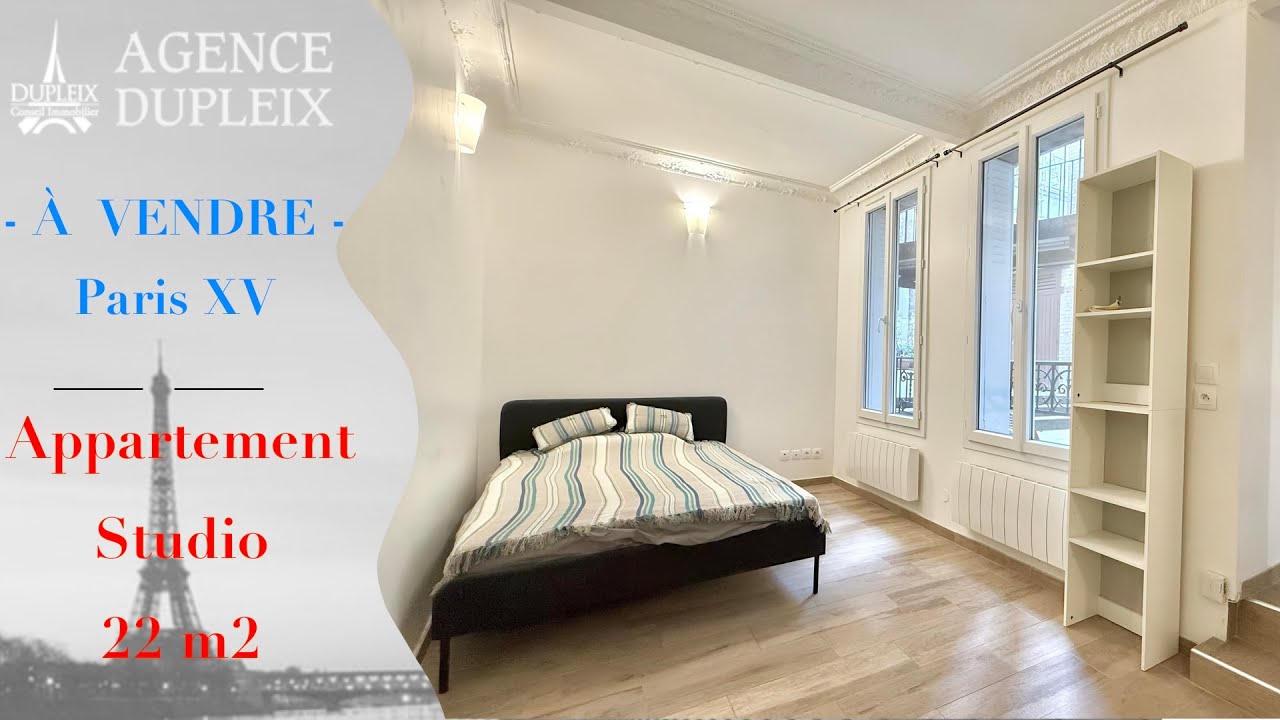AGENCE DUPLEIX. A VENDRE. STUDIO. PARIS 75015. PRIX: 220 000€.