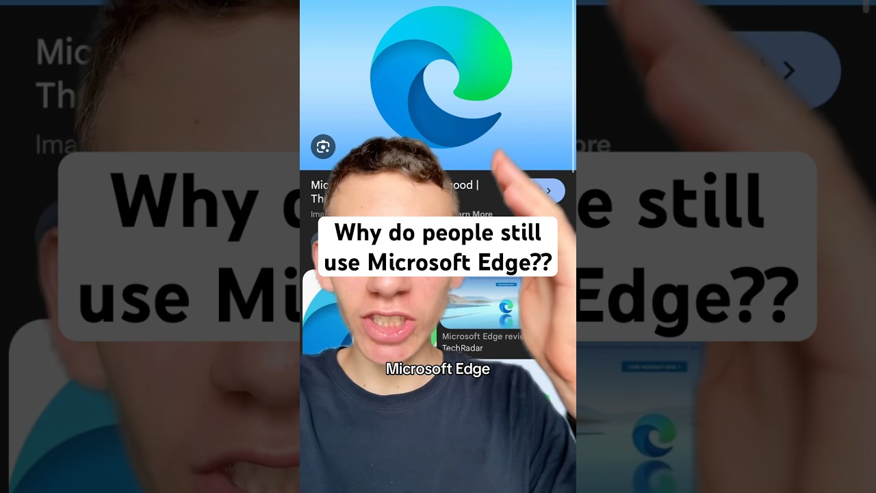 Почему люди всё ещё используют Microsoft Edge? #ПК #техфакты #techtok