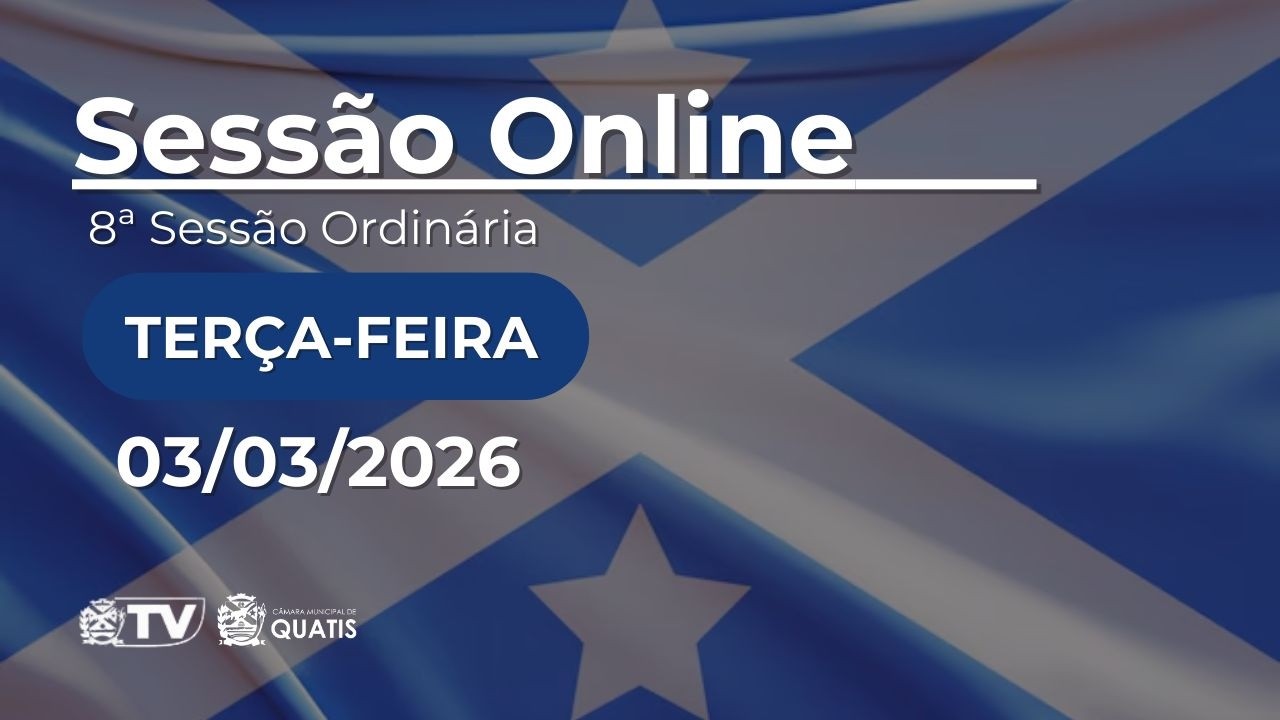 8ª Sessão Ordinária da 2ª Sessão Legislativa da 9ª Legislatura
