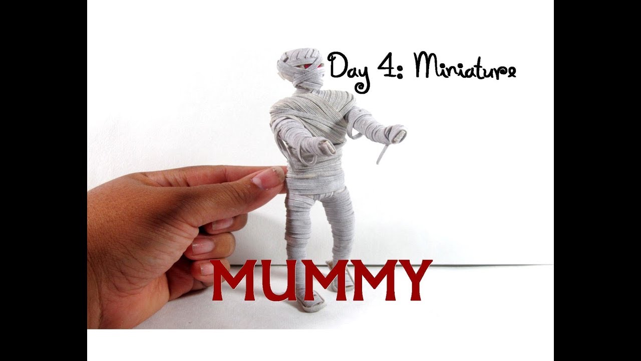 DIY Dollar Tree Skeleton Makeover 13 Days of Halloween 4: Mummy