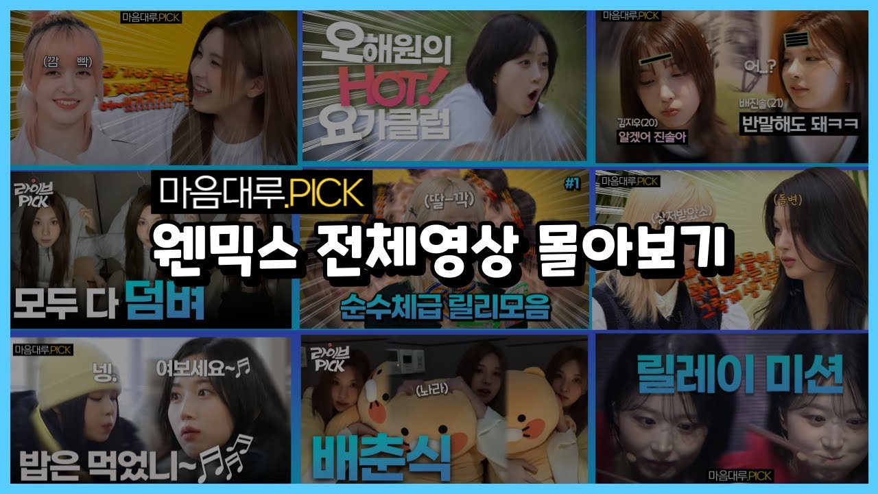 엔써들의 영원한 밥친구, 웬믹스입니다.