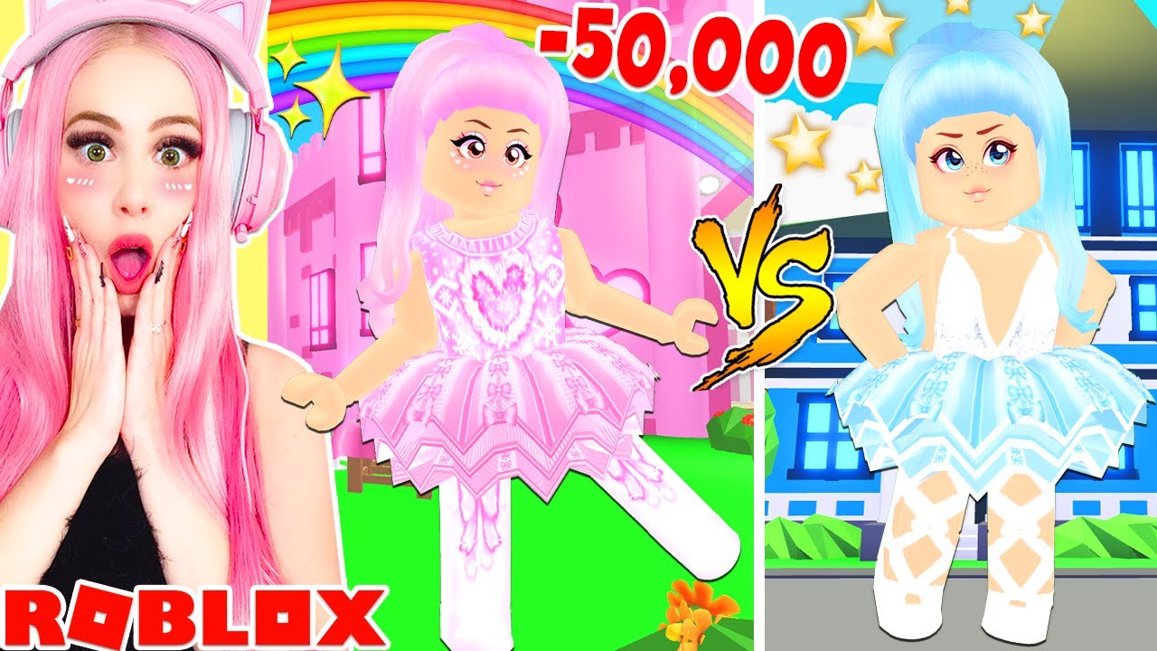 I Challenged My TWIN To A BUILD OFF In Adopt  Me... *NEW* Adopt Me Update