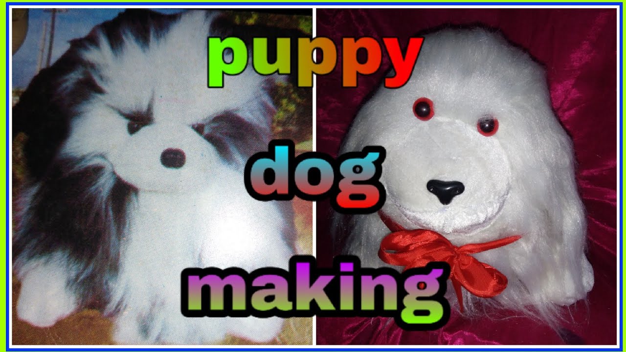 how to make soft toys puppy dog making /plush toys making /softtoys making at home