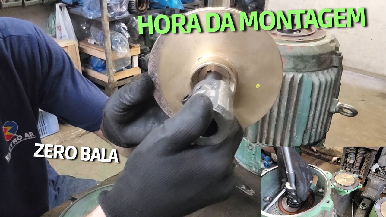 MONTAGEM motobomba MULTIESTÁGIOS com rotores em BRONZE ME-BR 25100. 10CV TRIFÁSICA, SCHNEIDER