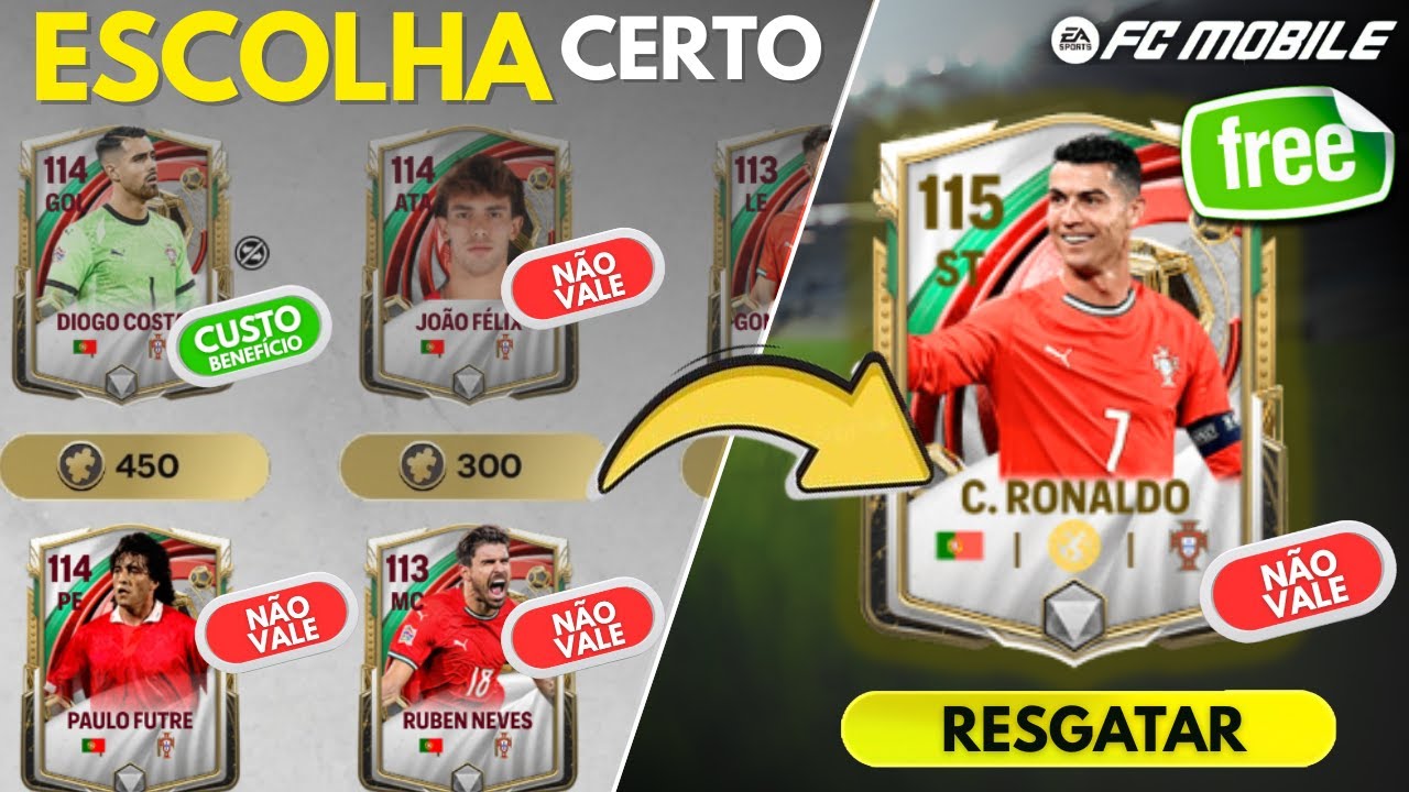 CR7 NERFADO, QUARESMA E RAFAEL LEÃO! Quais Cartas de Portugal Valem a Pena no #fcmobile