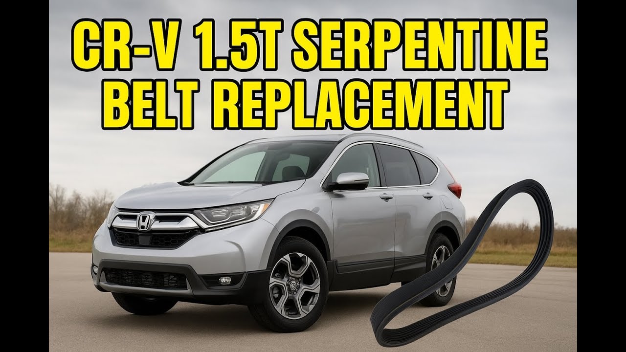 Замена ремня ГРМ Honda CR-V 1.5T 2017&ndash;2022 (пошаговое руководство своими руками)