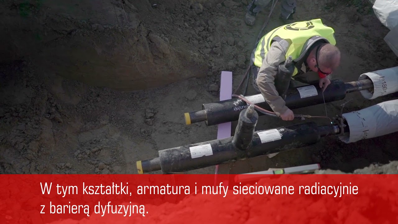 System rur preizolowanych z barierą dyfuzyjną Radpol w Bratysławie.