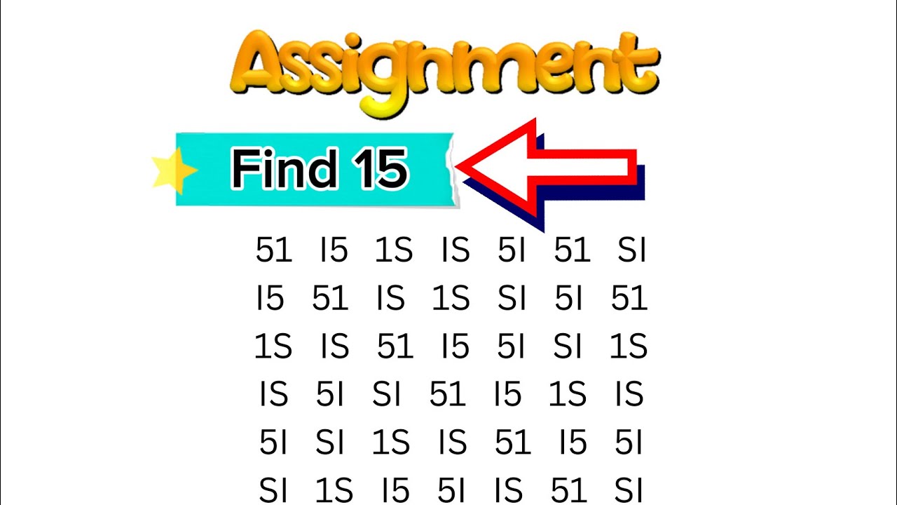 Can You Find 15? 👀 Live Brain Challenge