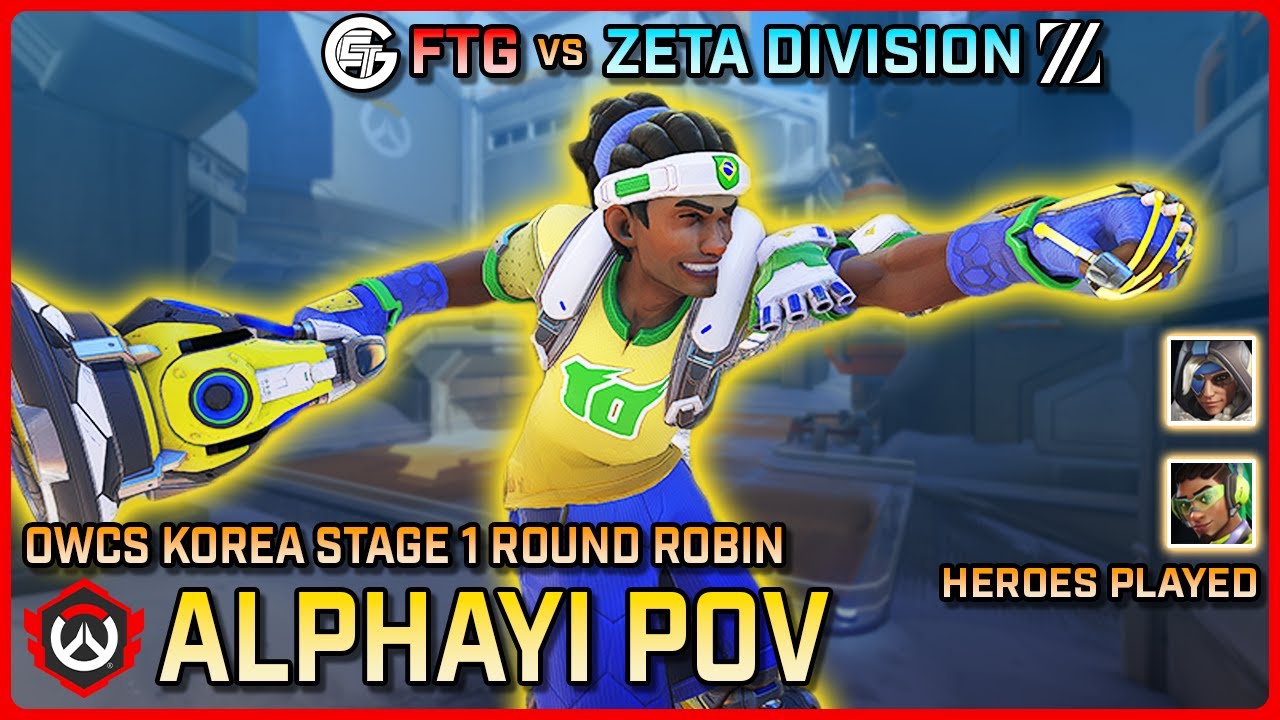 [ AlphaYi ] ZETA's Flex DPS Covers on Support! | From The Gamer vs ZETA DIVISION | OWCS Korea