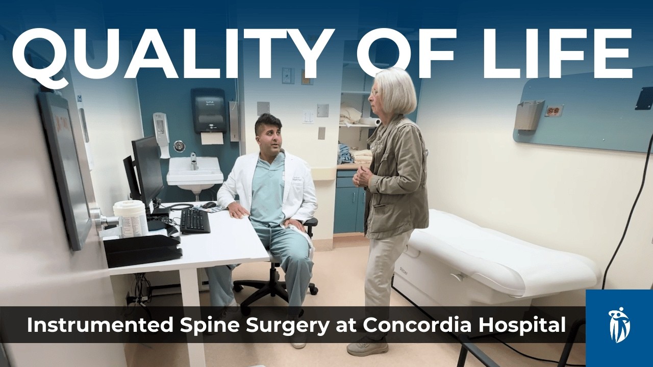 New Instrumented Spine Surgery at Concordia Hospital