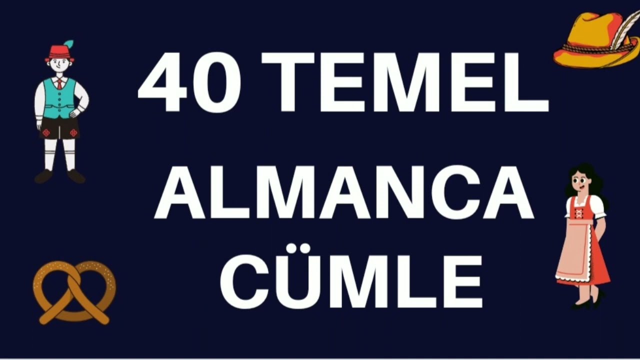 18 DAKİKADA 40 TEMEL ALMANCA CÜMLE|B1| |TEMEL ALMANCA #almanca #almancaöğren