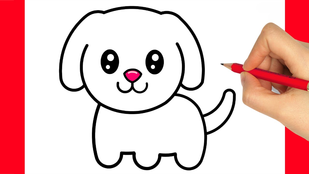 COMO DESENHAR UM CACHORRO FACIL