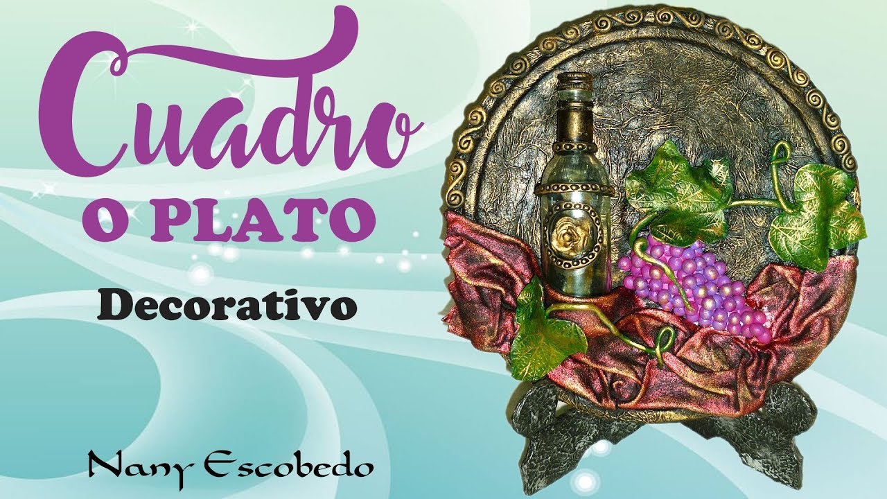 CUADRO O PLATO DECORATIVO ( BANDERA DE ESPAÑA)
