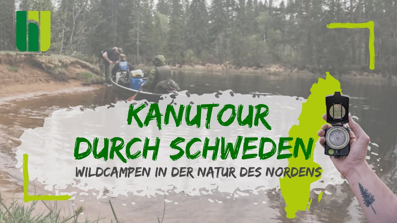 SURVIVAL IN SCHWEDEN - Unsere stürmische Kanutour durch die atemberaubende Natur des Nordens 🌲🧭 #1