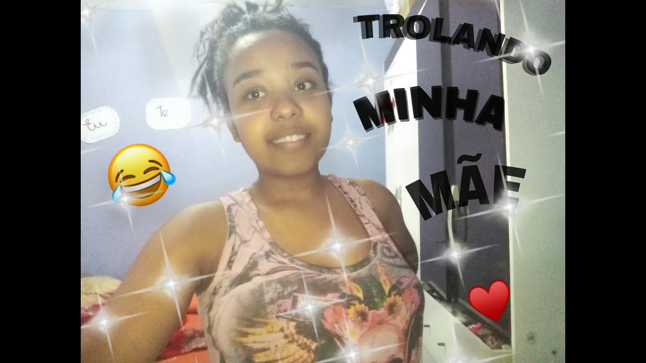 #trolandoamae Trollando minha m&atilde;e, falando que uso MACONHA kkk :)