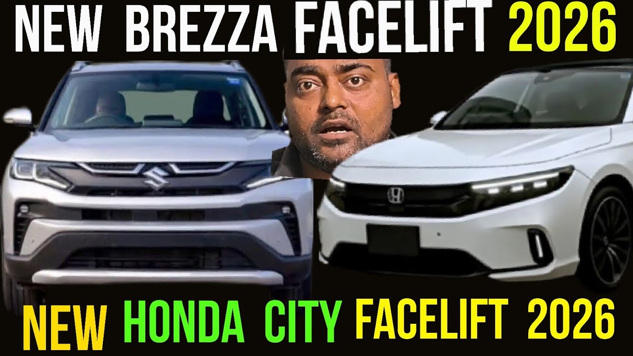 New Brezza Facelift Launch Date Price All Details,Creta New Gen ,Jsw,Honda City Facelift 2026 Launch