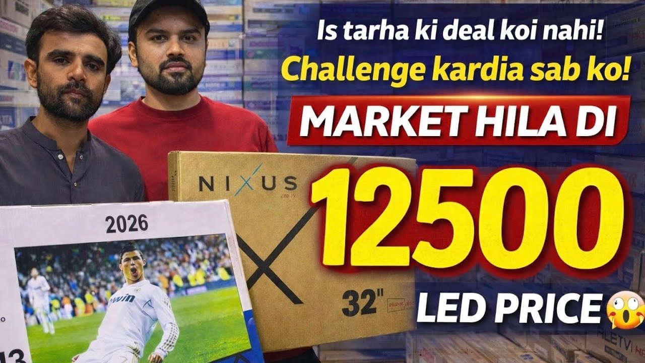 4K LED TV Prices in Pakistan 2026 | Karachi LED Market Wholesale Lowest Rates