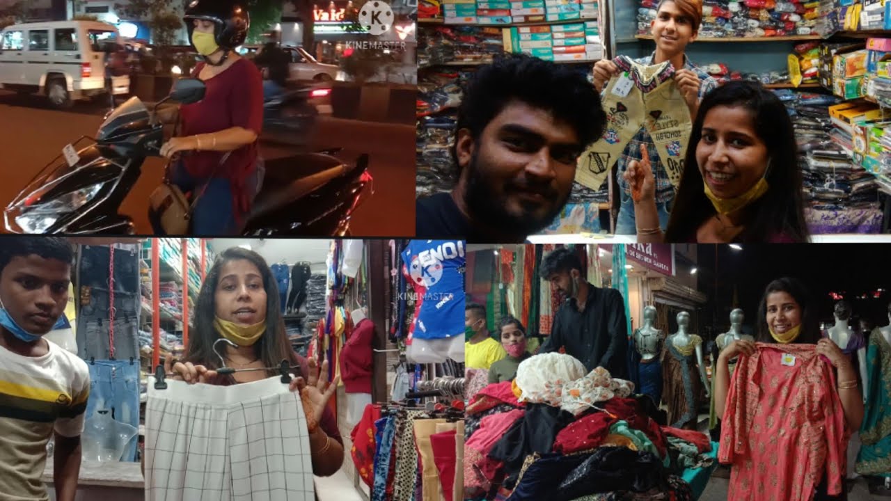Vashi sector 9 ka mini shopping market | dress | bags | innerwear | OMG sirif 200 me saree😱 | Vlog