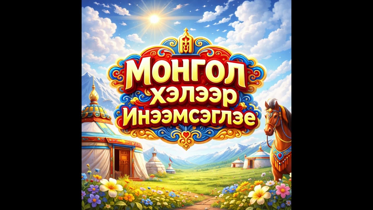 Монгол хэлээр инээмсэглэе