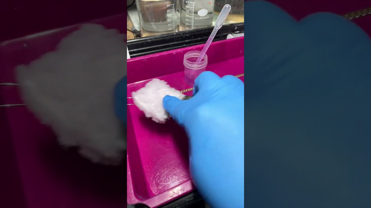 An easy and simple way to gold plate a chain