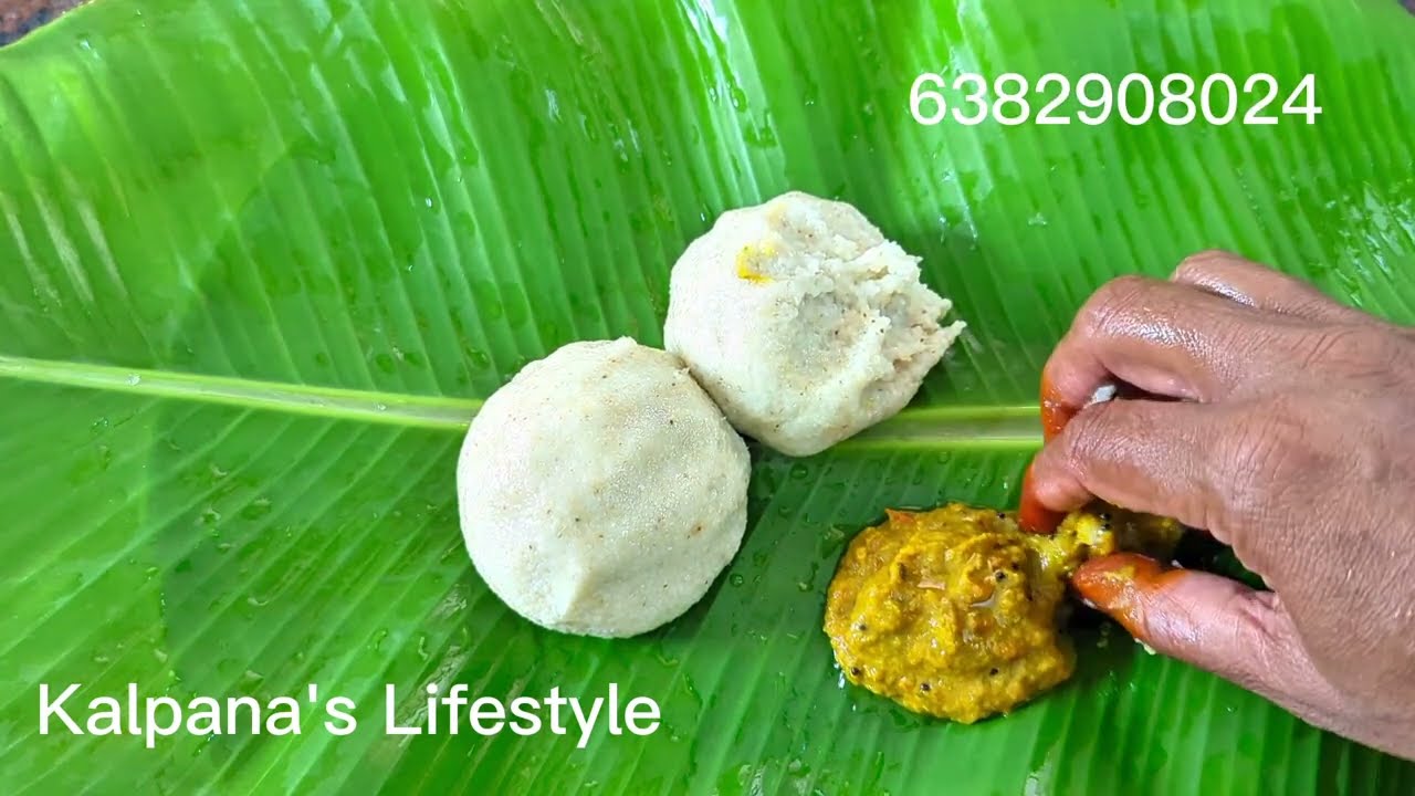 జొన్న సంగటి' లేదా 'జొన్న ముద్ద' //Jonna Sangatti or Jonna Mudda//வெள்ளைச் சோளம் களி