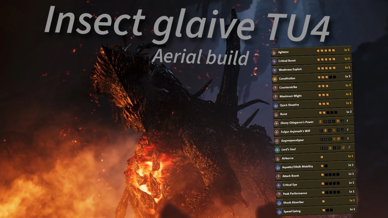 The strongest Aerial build for insect glaive gogmazios