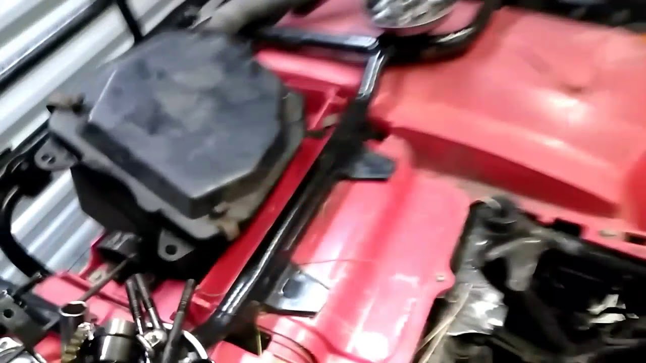 Trx250 engine tear down