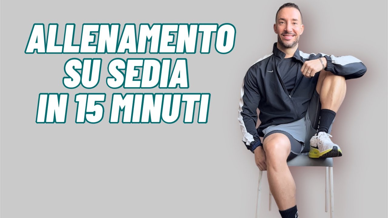 ALLENAMENTO SU SEDIA IN 15 minuti