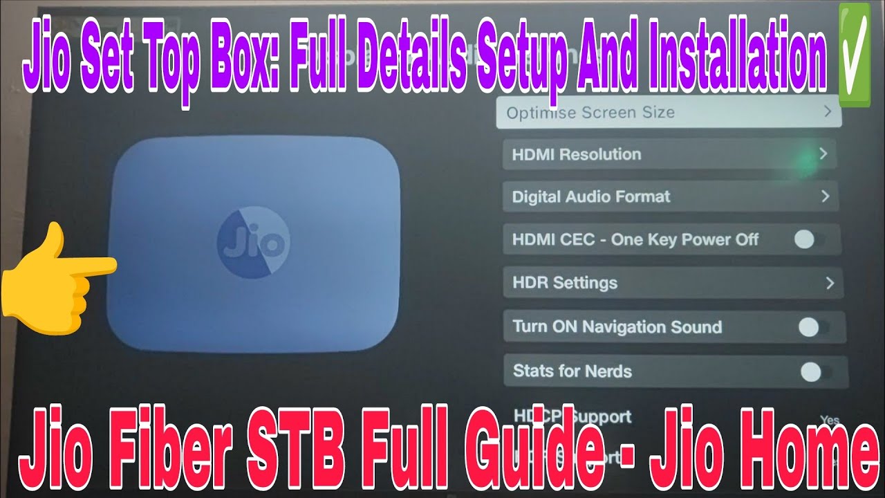 Jio Set Top Box: Full Details Setup And Installation ✅ | Jio Fiber STB Full Guide - Jio Home