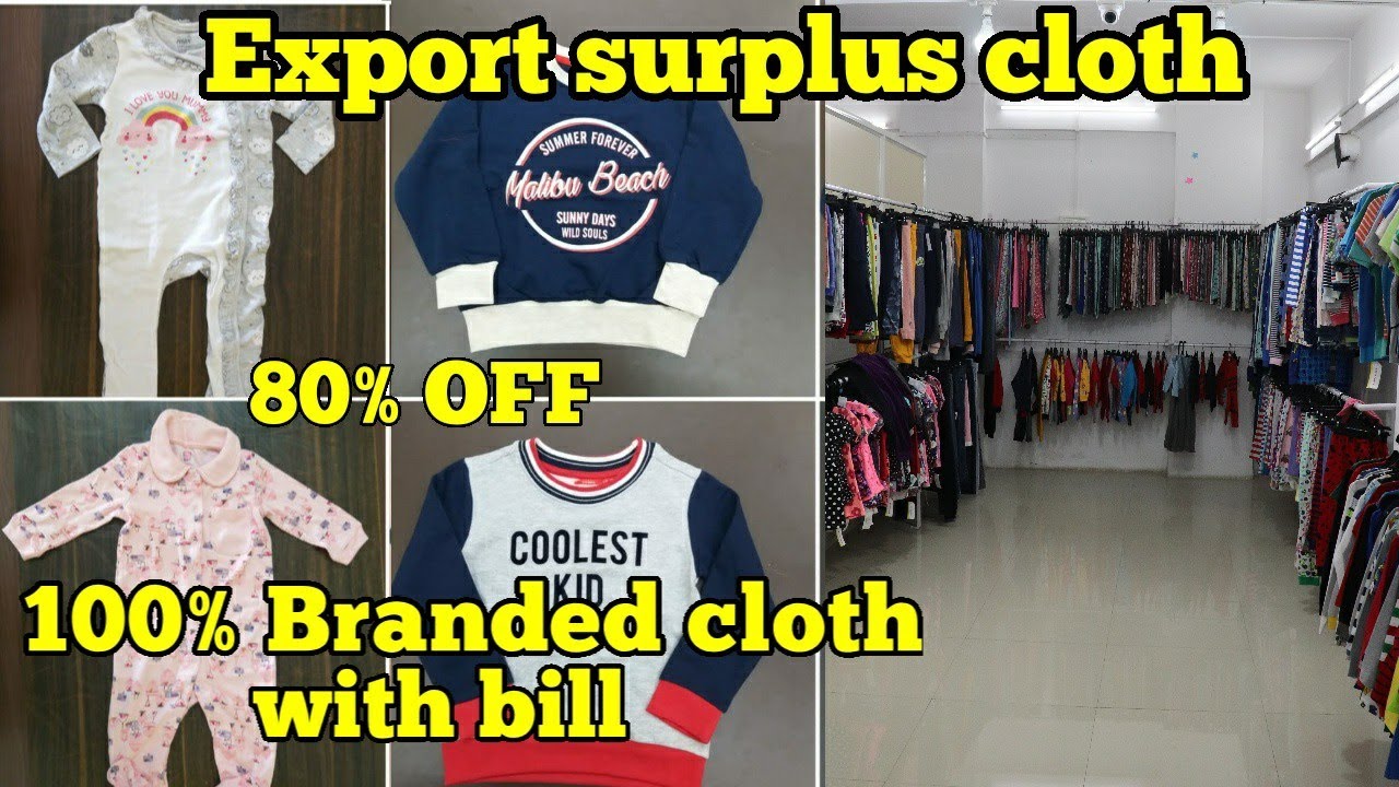 Surplus export kids clothes Market in Pune | Export surplus warehouse | branded surplus clothes