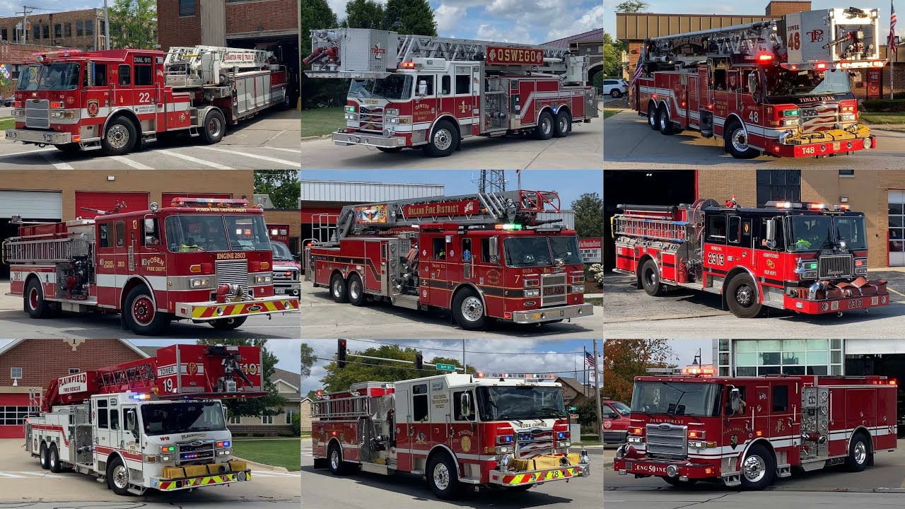 Fire Truck Responses: Best of 2025 Compilation