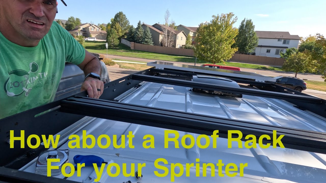 White Top Strata Roof Rack Installation on your Mercedes Sprinter Van