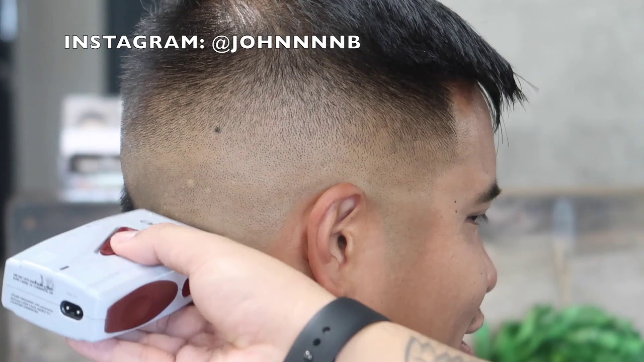 BARBER TUTORIAL BALD FADE COMBOVER HOW I BLEND