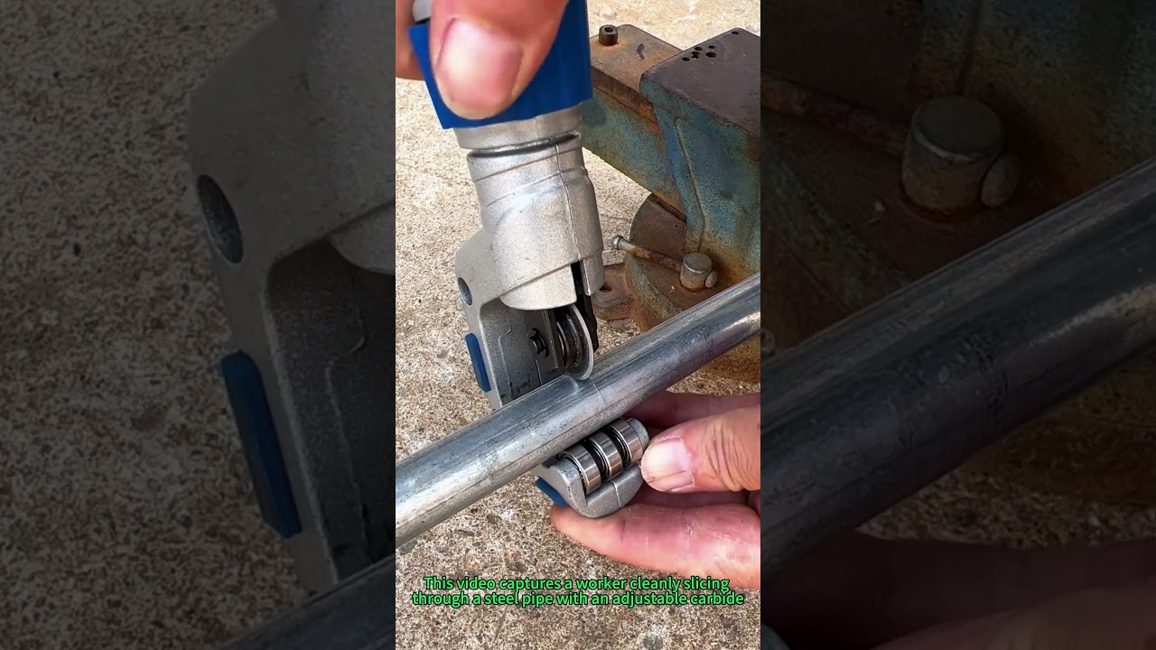 Steel Pipe Cutting Hack Using Adjustable Tool | Zero Power Tools