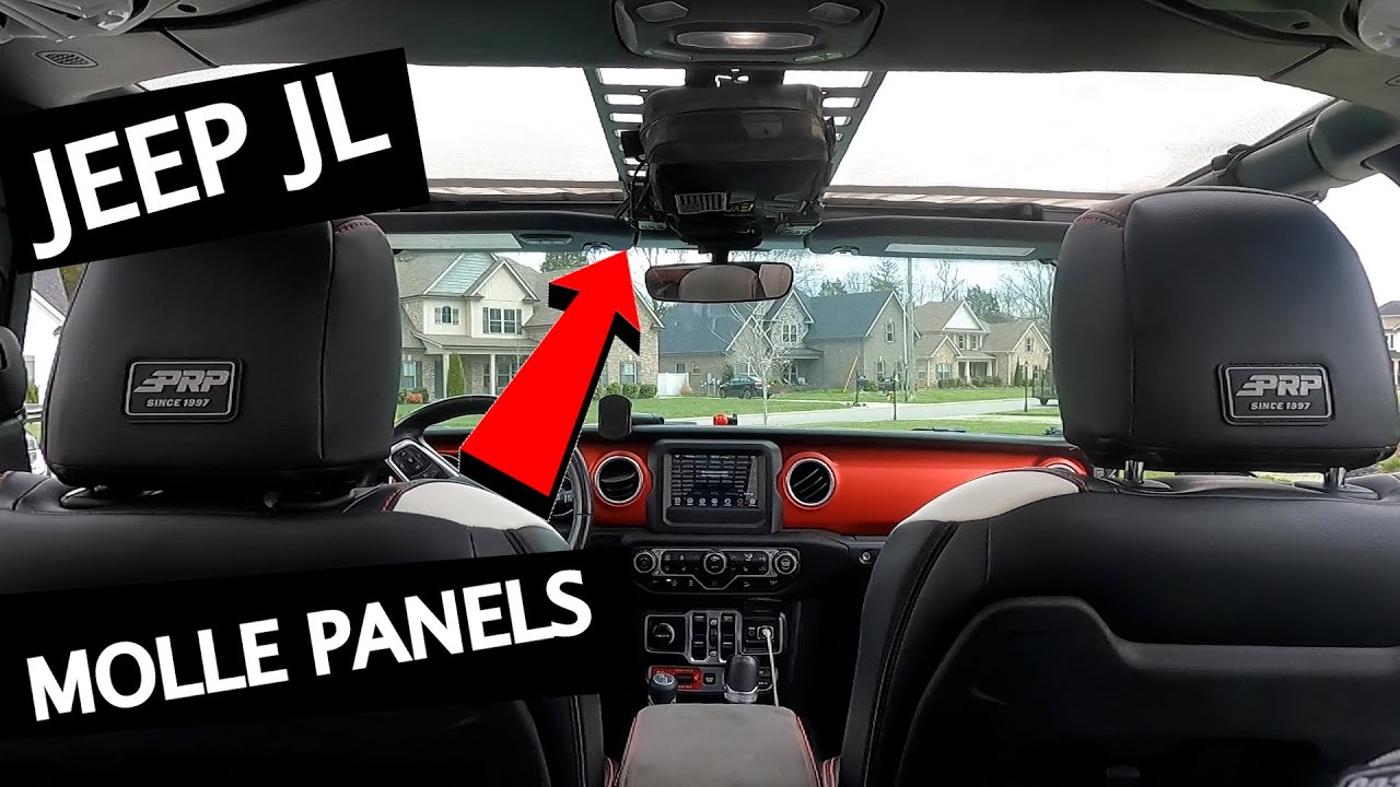 Jeep JL Molle Platform Solutions Overhead Panels Front and Rear - Installation And Review