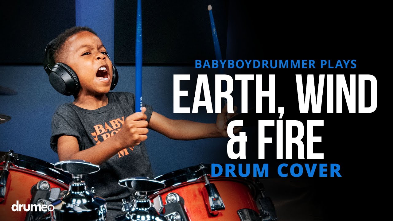 5 Year Old Drummer Plays An All-Time Classic (Earth, Wind & Fire)