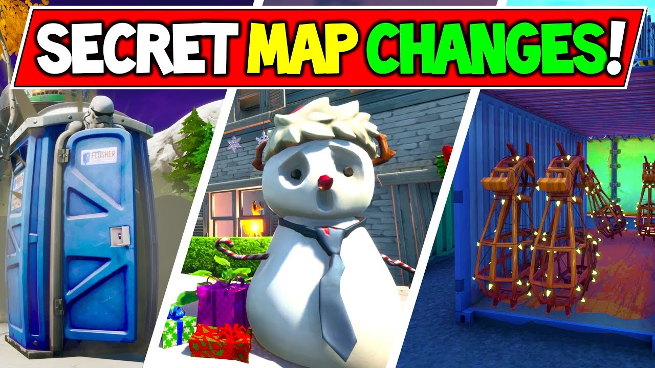 *NEW* Fortnite SECRET MAP CHANGES & Hidden Easter Eggs 