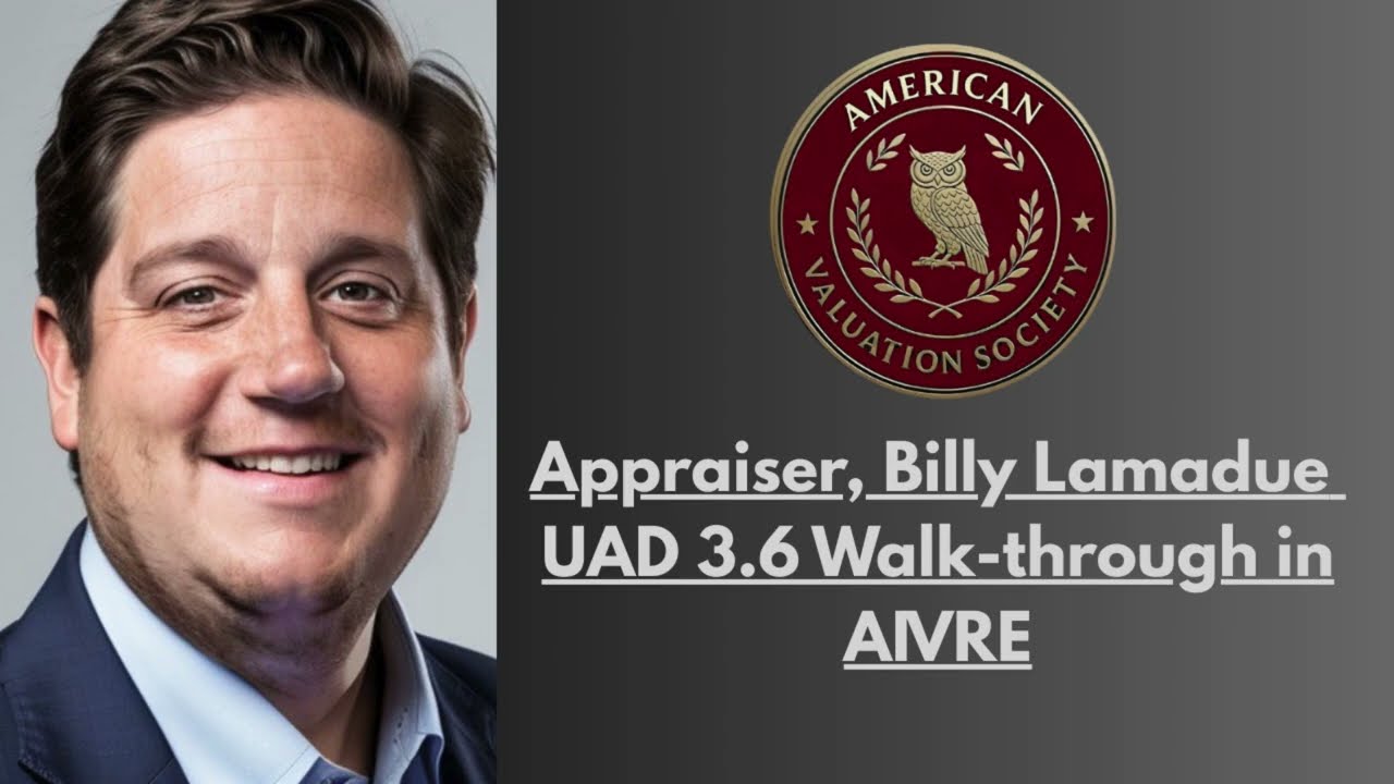 AIVRE Appraisal Software Walkthrough Webinar | UAD 3.6, AI & Automation for Appraisers