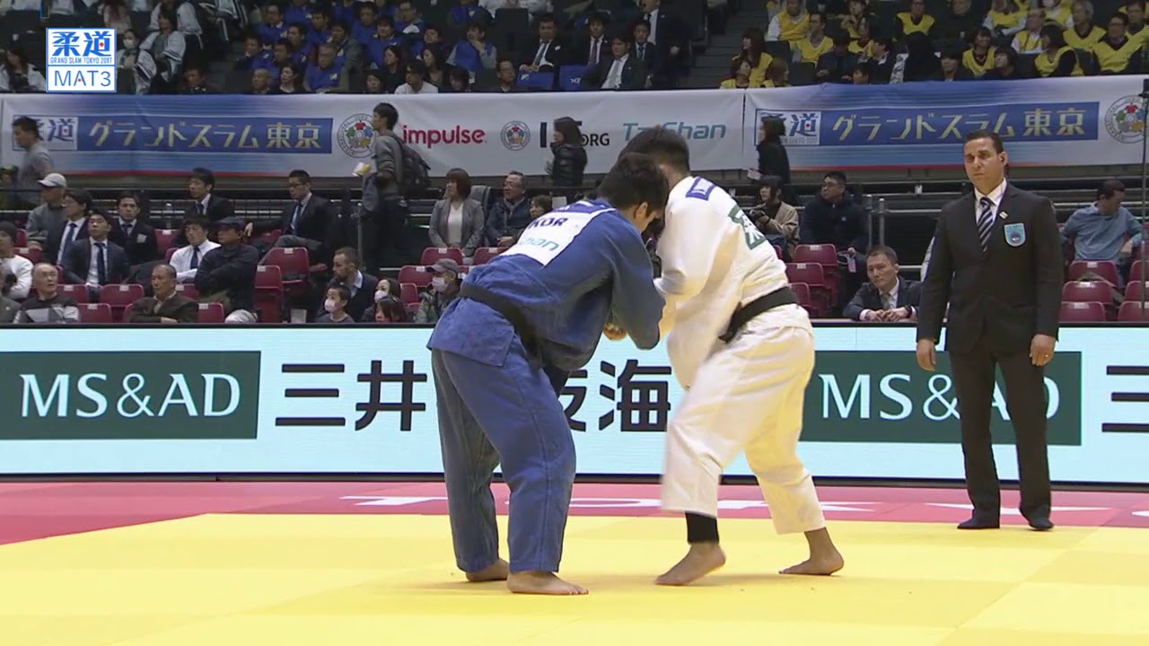 柔道グランドスラム東京 男子66kg級 準決勝 丸山城志郎vsアンバウル