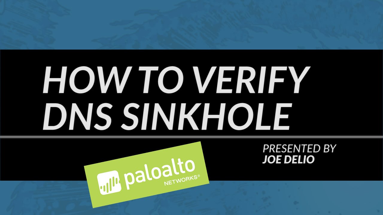 Video Tutorial: How to Verify DNS Sinkhole