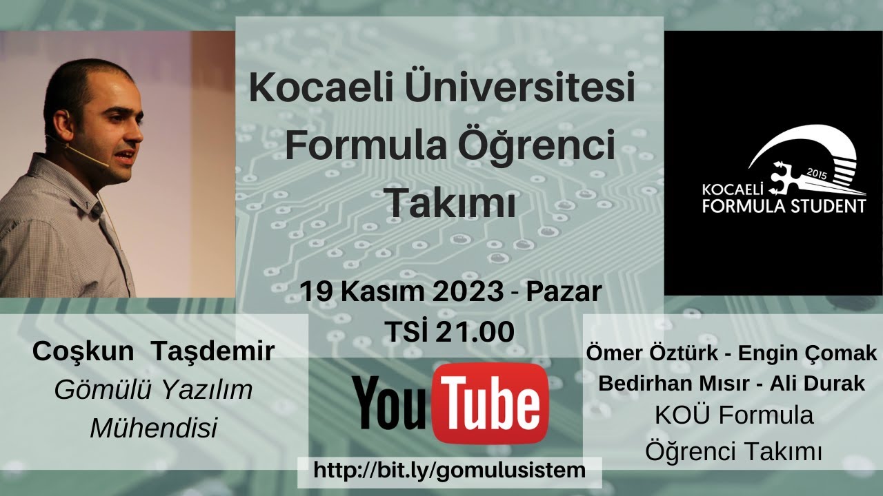 Kocaeli Üniversitesi - Formula Öğrenci Takımı - Mühendislik Sohbetleri